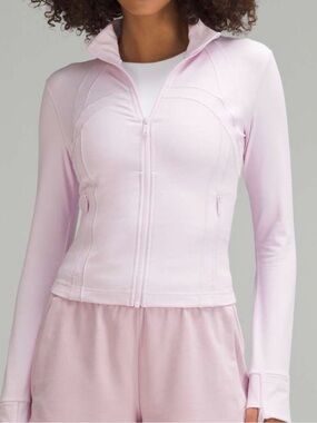 Lululemon pink peony cropped define jacket